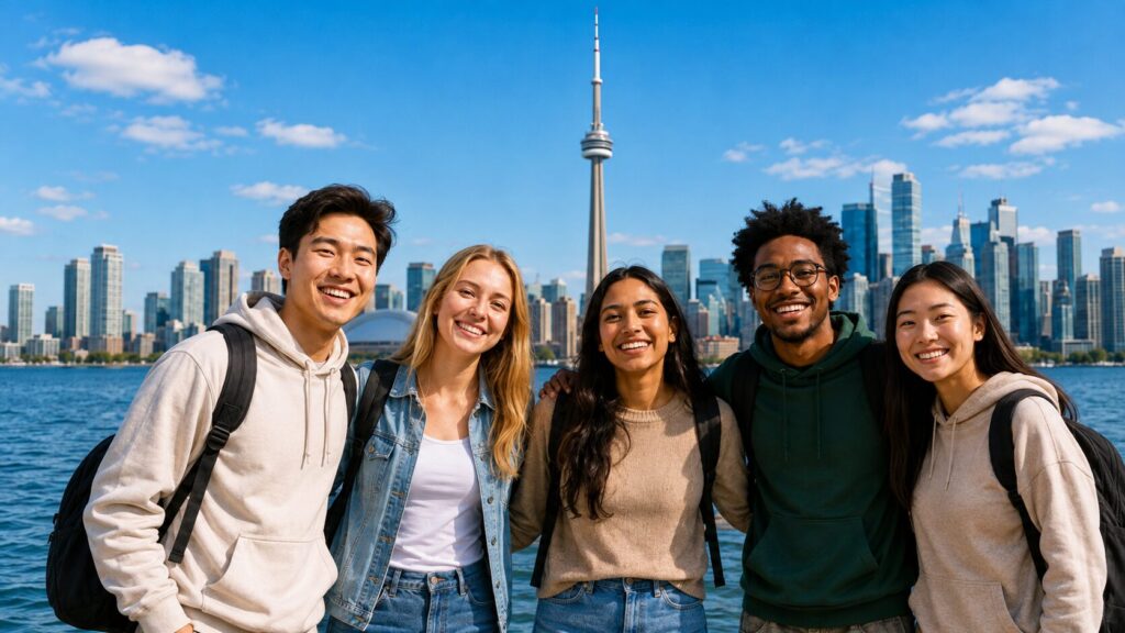 Estudiantes internacionales en Toronto