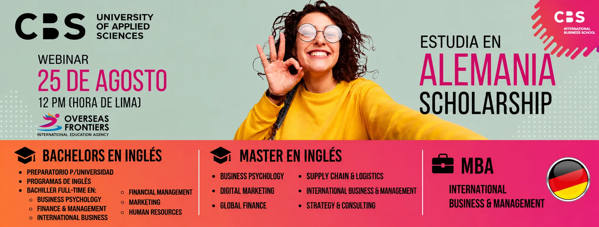 Estudia en Alemania con CBS University of Applied Sciences